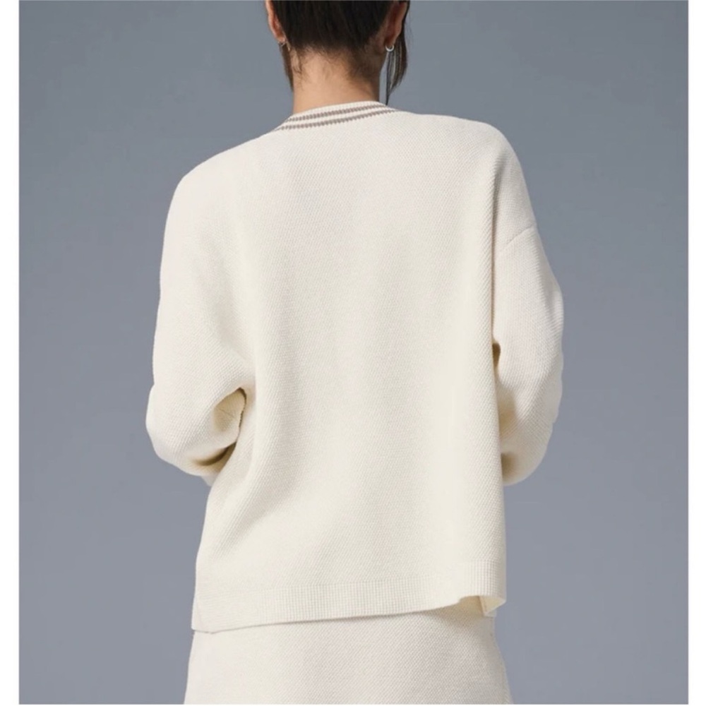 Tennis Club Sweater Knit Cardigan - Cream - brand new with tag - Picture 3 of 5